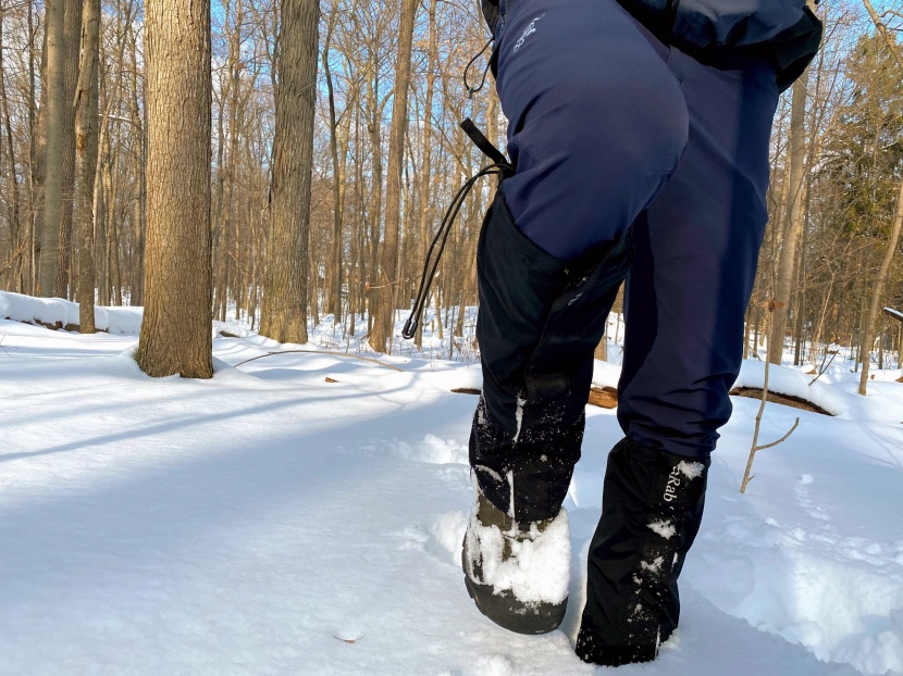 rab muztag gtx - snow will cake up and melt on your boots long before any of it makes...