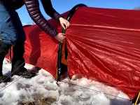 Zippers and clips are small but important components of every tent.