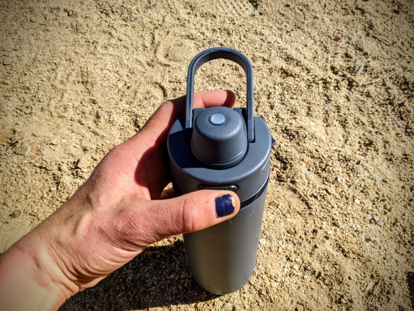 thermos guardian stainless hydration - a flip-cap, push-button bottle that isn't as effective as many of...