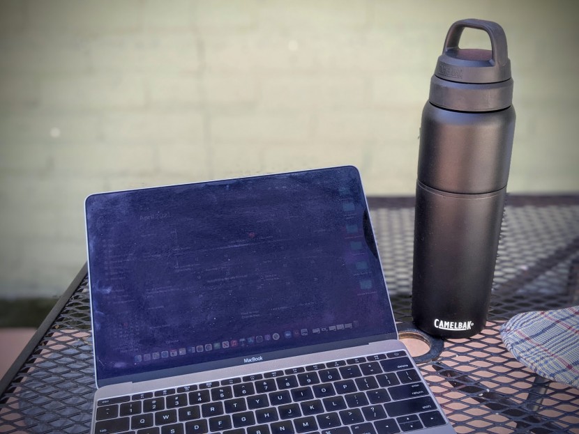 camelbak multibev - this hefty bottle is durable, but kind of large to lug around town.