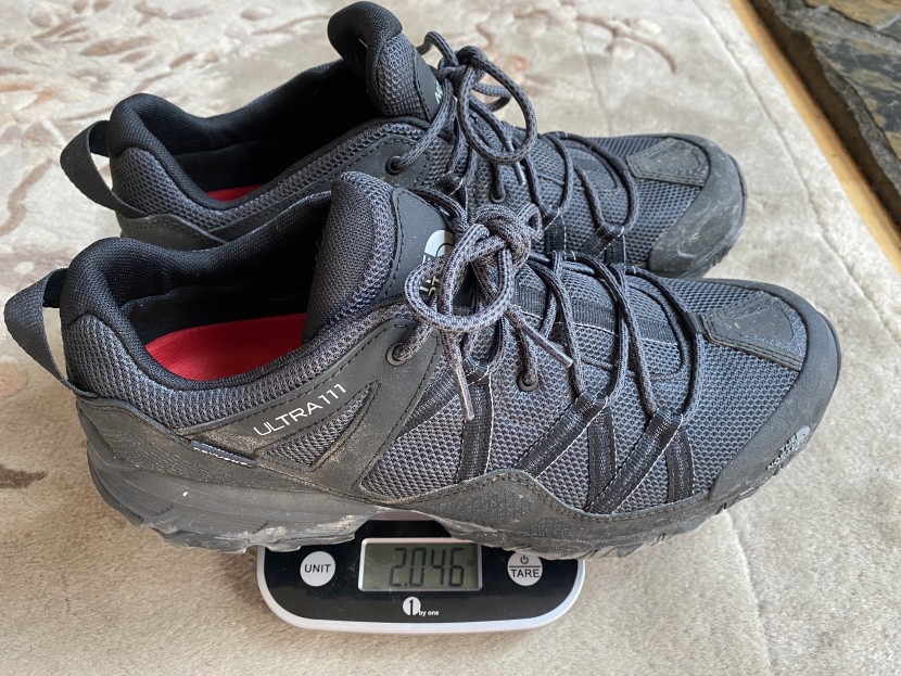 the north face ultra 111 wp - 2.04 pounds is a great weight for a value-minded pair of shoes like...