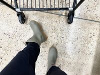 Multitasking is always a plus, such as testing traction and comfort...