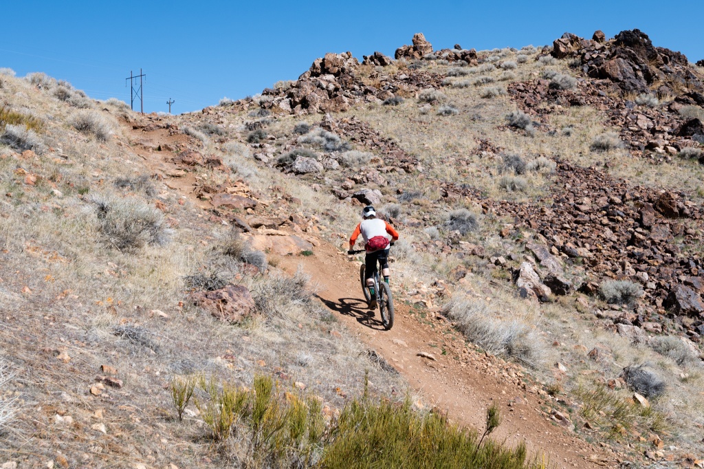 commencal meta ht am essential - prepping for battle on a tough technical uphill aboard the meta ht am.