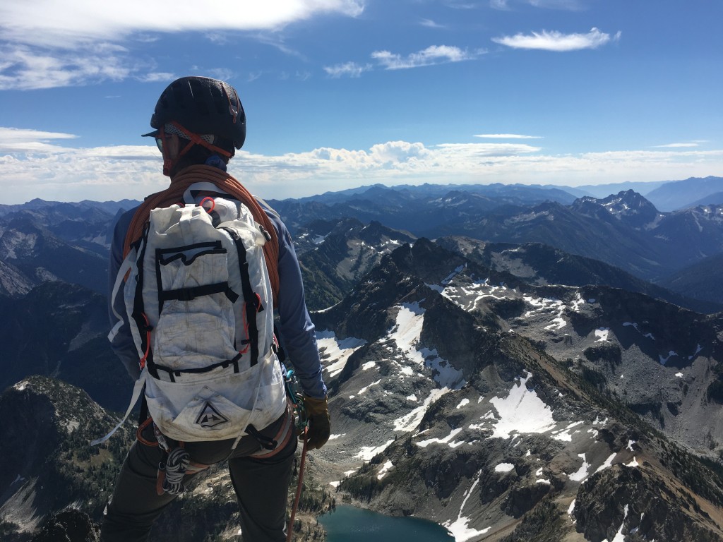 mountaineering backpack - the hyperlite prism conforms to the body allowing you to climb...