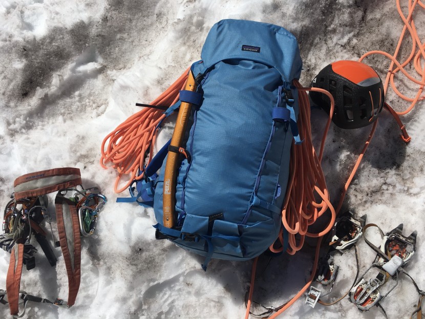 patagonia ascensionist 55 - fear no sharps, the ascensionist is made of durable 420 denier fabric.