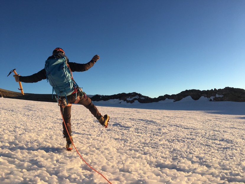 mountaineering backpack - summiting peaks is part of our testing protocols for the...