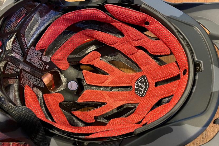 the m6 padding covers the majority of the helmet, and is designed to...