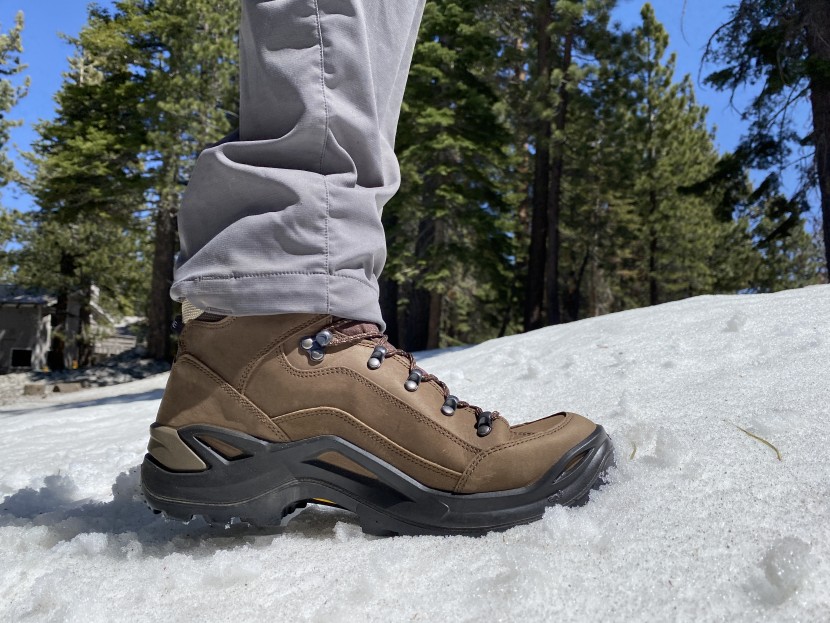 lowa renegade gtx mid - especially in off-trail travel where you need to kick steps, such as...
