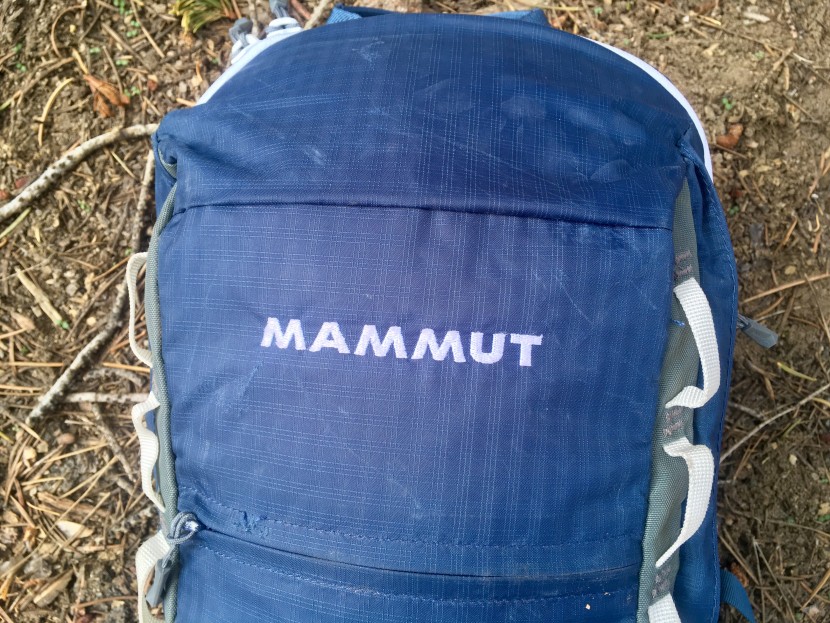 climbing backpack - scuffing and minor damage from only 40 feet of haul testing.