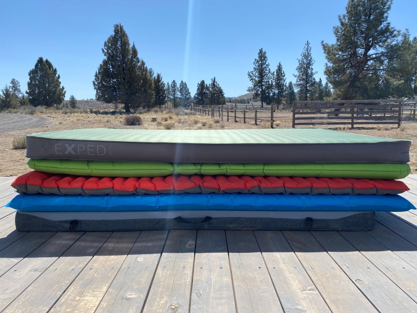 exped megamat duo - a selection of two-person camping mattresses, with our favorite on...