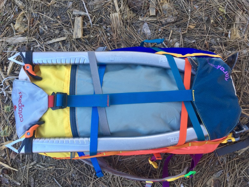 cotopaxi tarak 20l - the tarak has a clever, secure, and simple system for carrying ice...