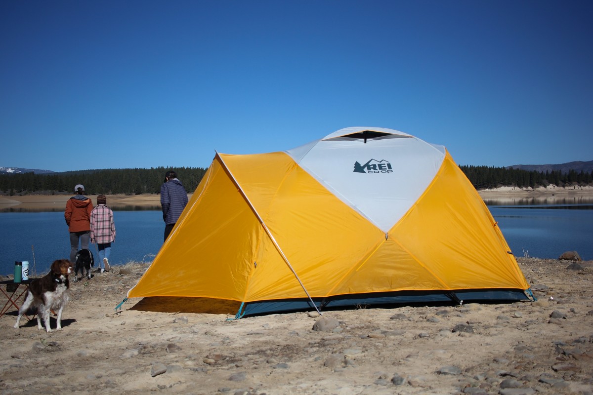 rei co-op base camp 6 camping tent review