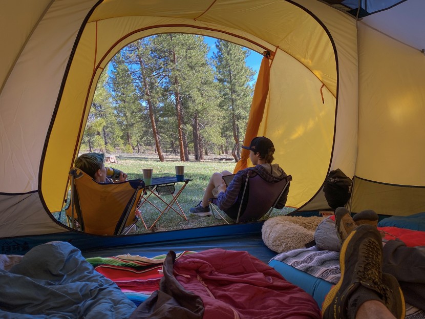 camping tent - kids happy, parents happy, world happy.