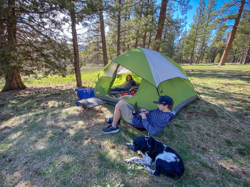 coleman sundome dome 4 - with good weather, the sundome can be an ok choice for families...