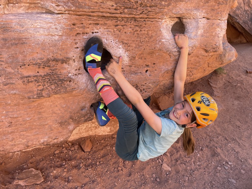 five ten kirigami - climbing pockets at the big bend boulders