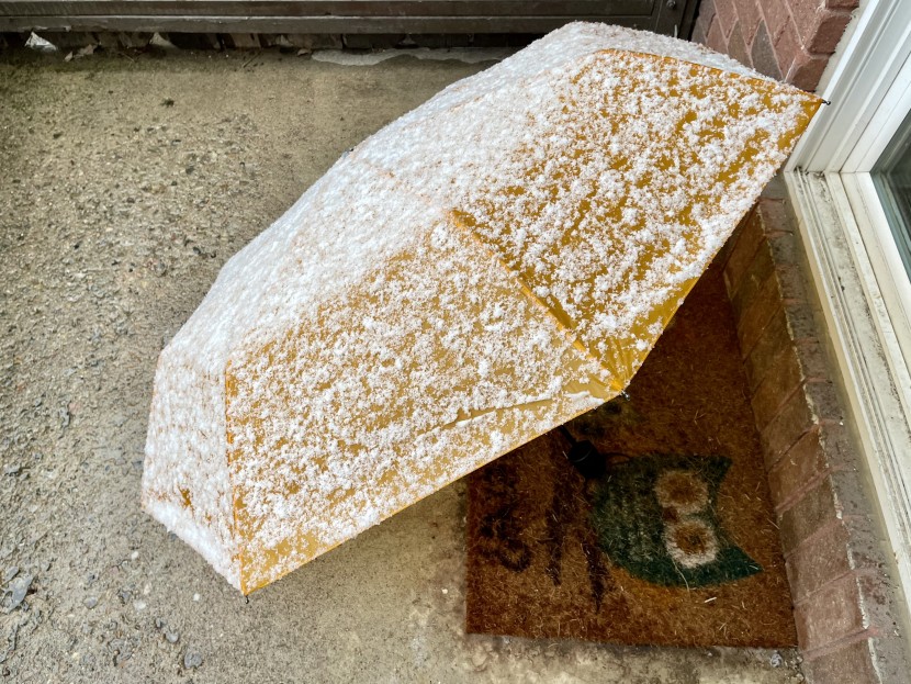 sea to summit ultra-sil trekking - we encountered a bit of snow during this test, which actually helped...