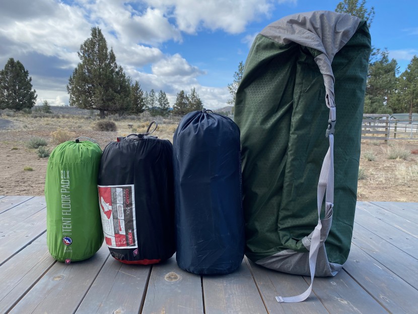 big agnes slx tent floor - the packed size of some of the double mattresses in this review. the...