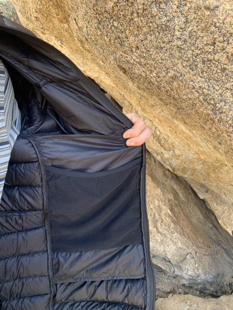 the north face summit down - the internal drop pockets are ideal for keeping your skins or...