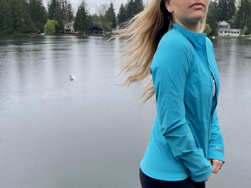 lululemon fast and free windbreaker for women - this is a great jacket for repelling unexpected drizzle.