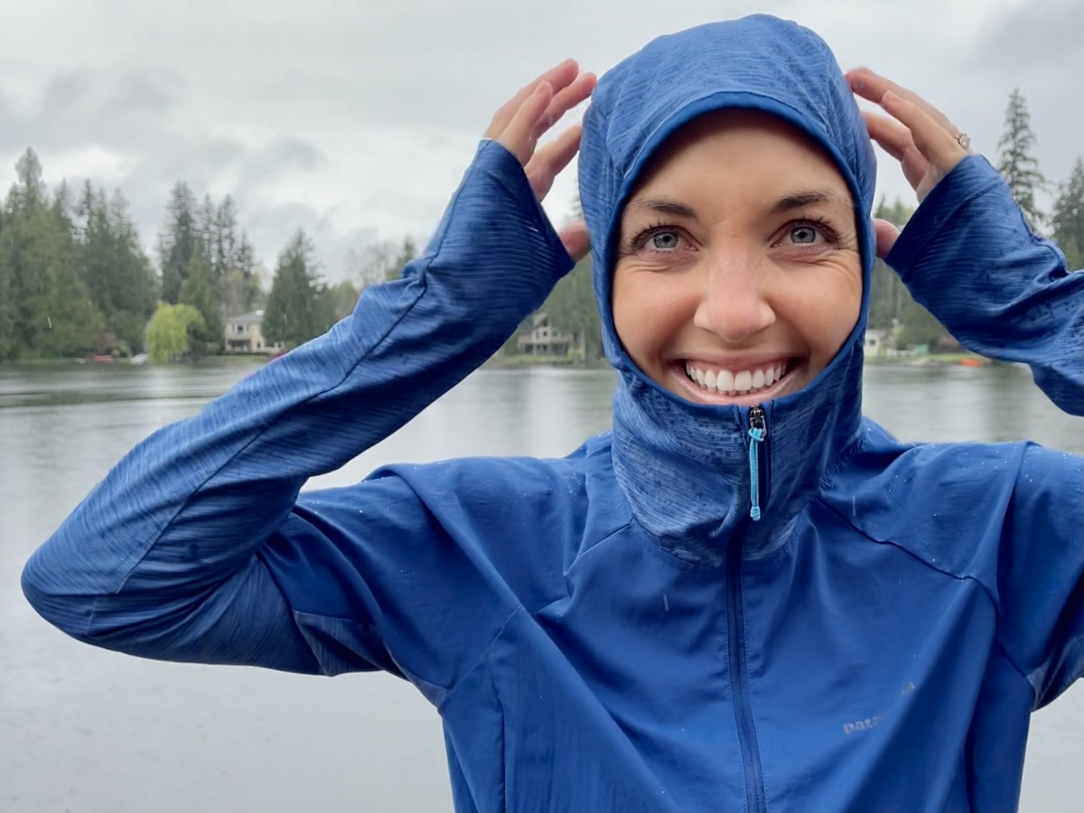 patagonia airshed pro pullover for women running jacket review