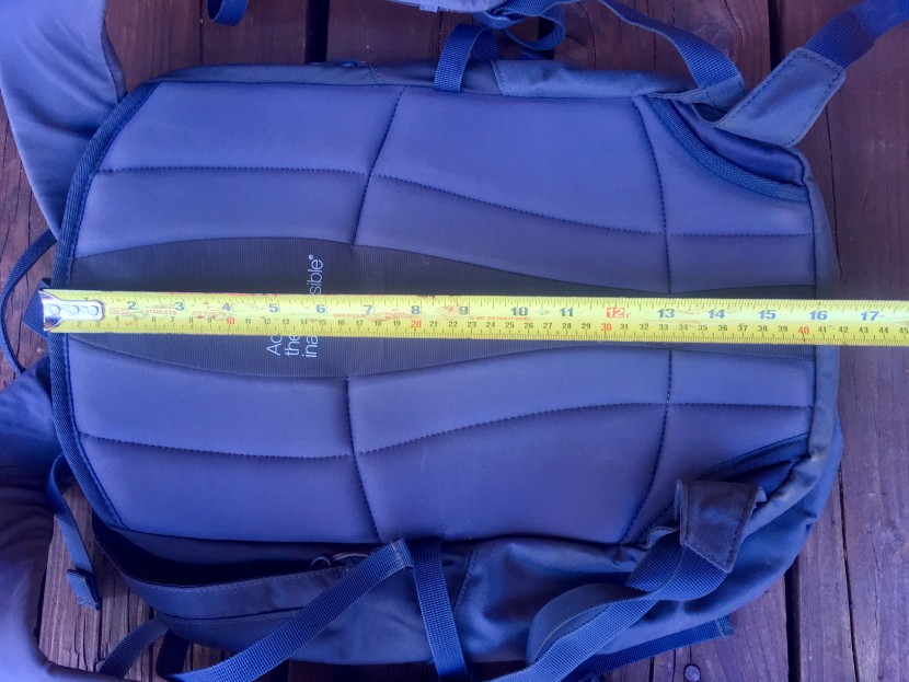 climbing backpack - the back of the bug is surprisingly comfortable despite not being...