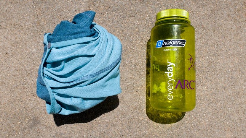 patagonia sunshade technical hoody - when packed, the sunshade technical takes up nominal space.