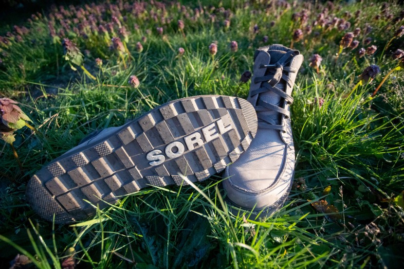 sorel madson ii moc toe - these grippy boots stand out no matter the backdrop.