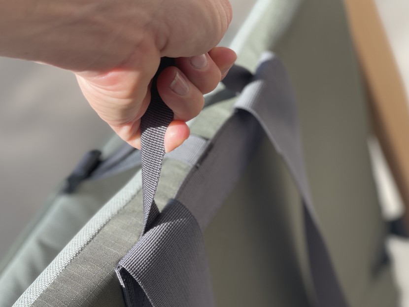 a top handle makes it easy to hoist onto your shoulders for...