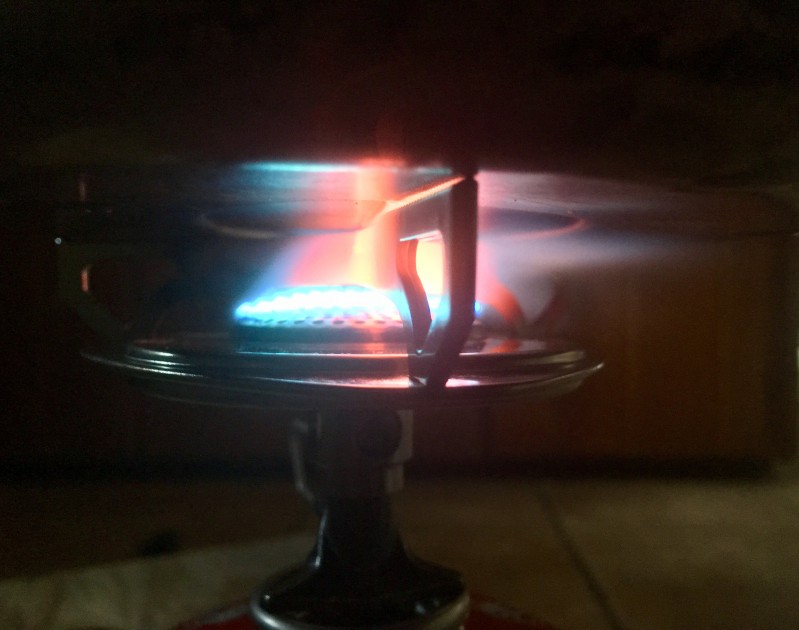 primus essential trail - the primus in front of the fan, which is off to the left. you can...