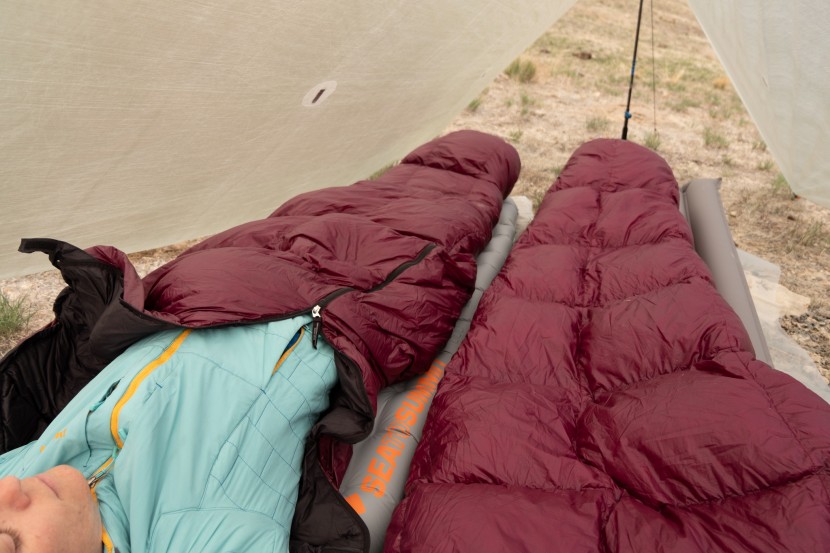 sea to summit ether light xt insulated - thick quilted chambers not only kept us lofted above rocks and roots...