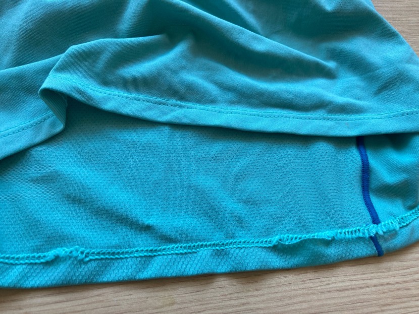 ultimate direction ultralight tee for women - by the end of testing, we did have a couple spots on the hem that...