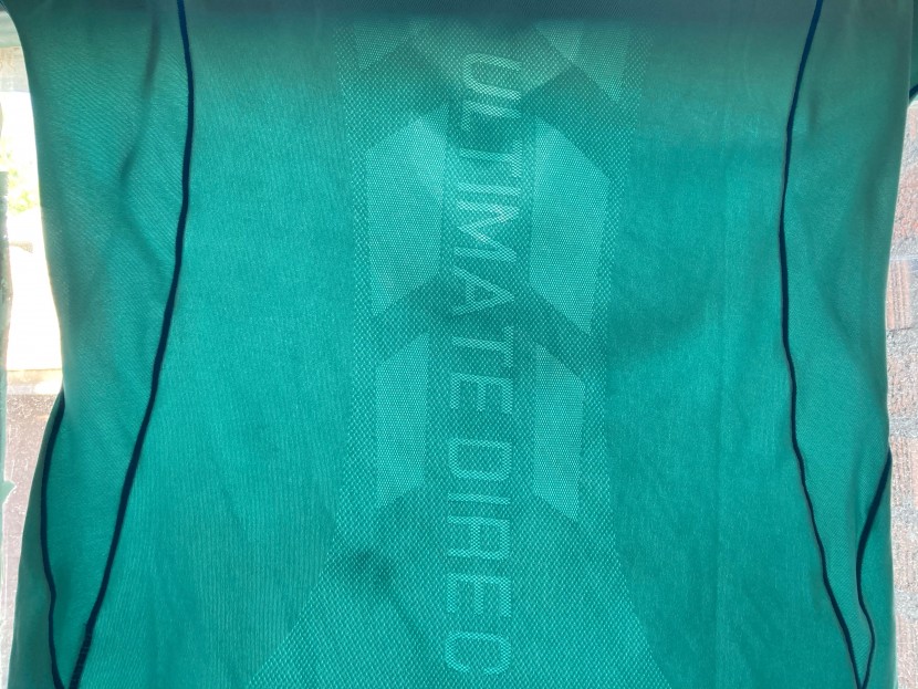 ultimate direction ultralight tee for women - these are some of the thinner sections of body-mapped mesh that are...