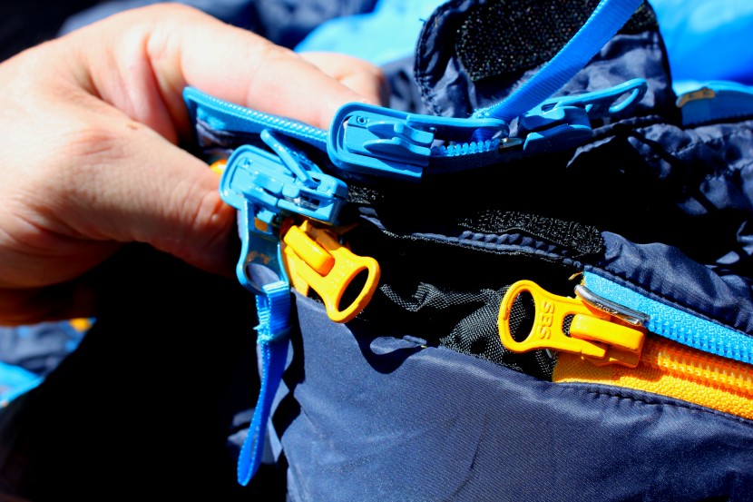 a lot of layers, result in a lot of zippers. we didn't like the...