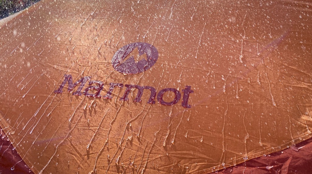 camping tent - a solidly designed rainfly during its job.