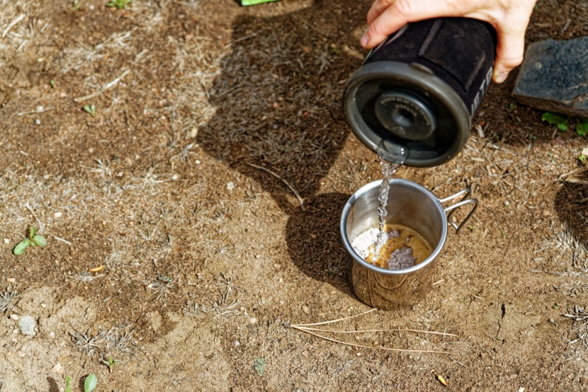 alpine start instant - brewing instant coffee is as simple as adding water to the coffee...