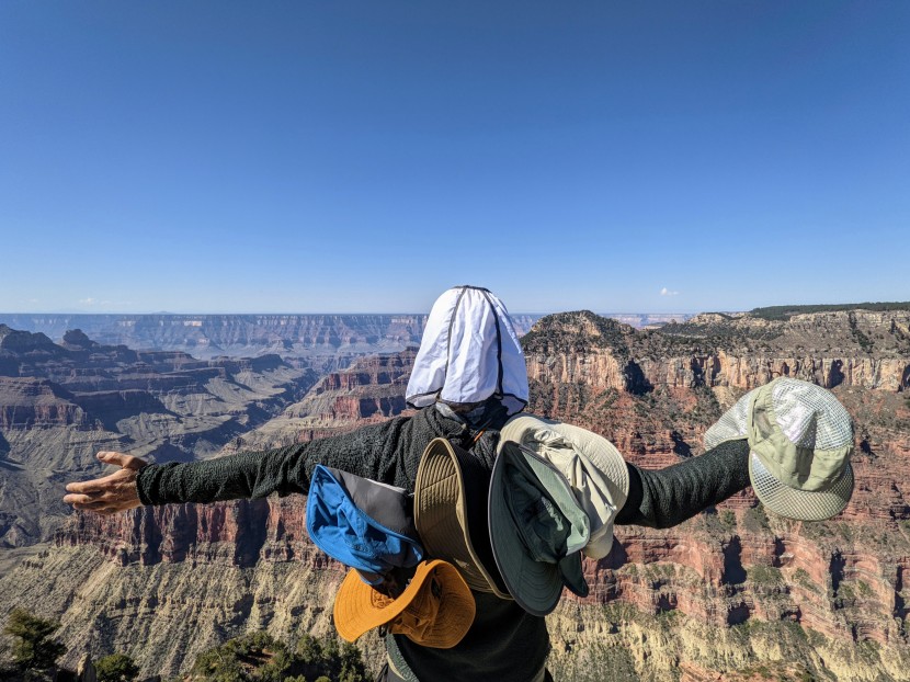 we tested our lineup of hats side-by-side for the best comparison...