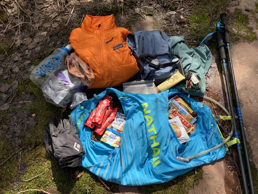 nathan pinnacle 12l - just like santa&#039;s pack, we could stuff endless gear and gadgets in...