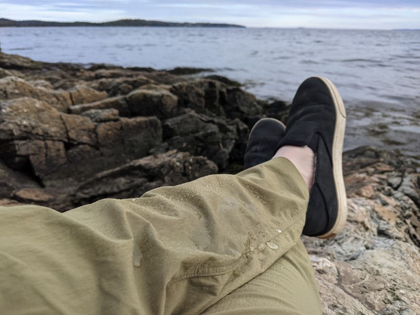 arc&#039;teryx palisade pant for women - the palisade pants do bead water up a bit, but mostly it just soaks...