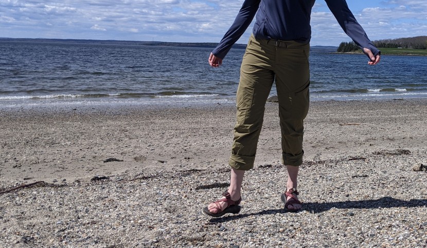 arc&#039;teryx palisade pant for women - these pants breathe so well we rarely felt the need to roll them up...