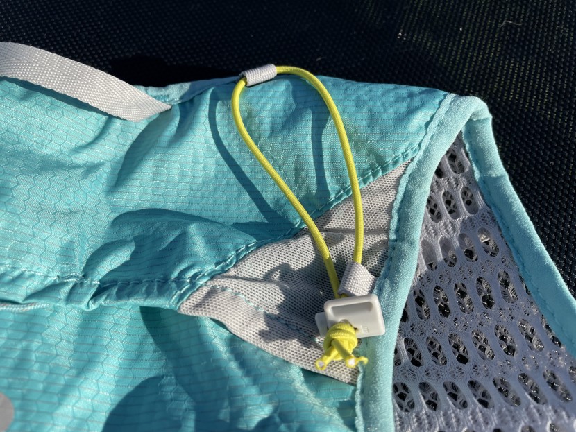 camelbak ultra pro for women - the upper pole-securing bungee is easy to adjust.