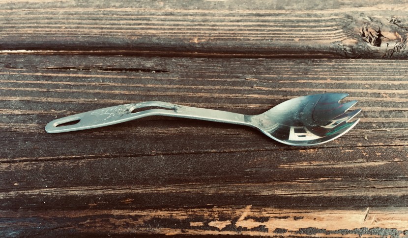 the toaks titanium after 10 lbs of force during our durability test...