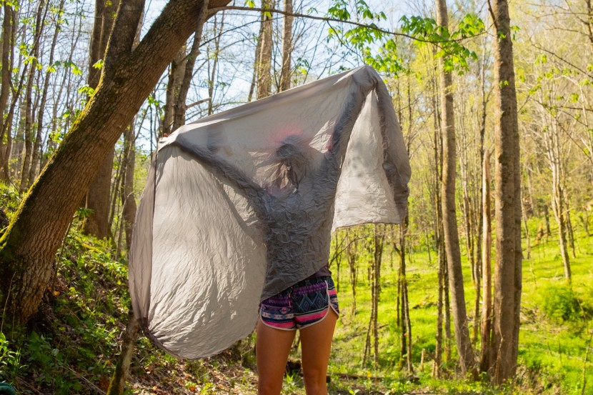hammock - no hammocks that we have tested do a whole lot to block the wind...