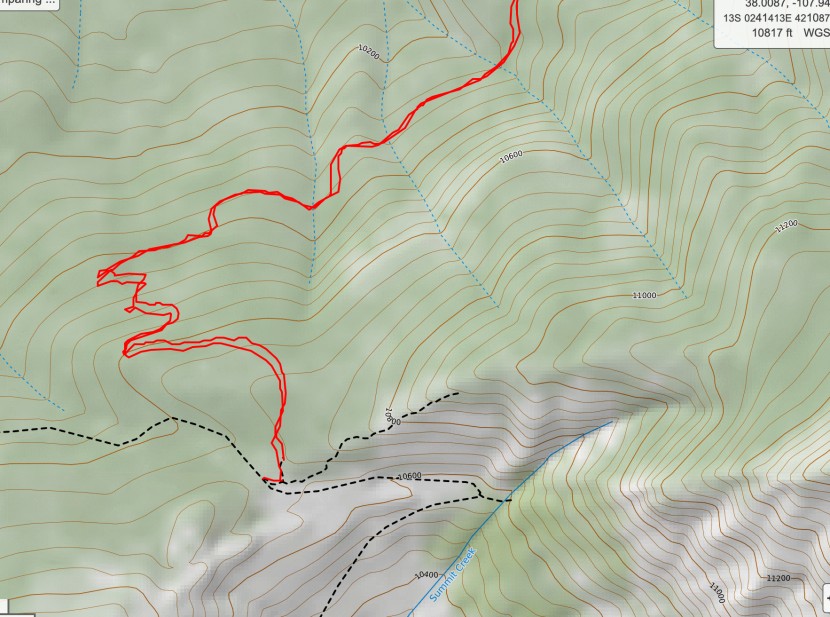 coros apex - when we zoom in on the track, we notice that the accuracy isn&#039;t 100%...