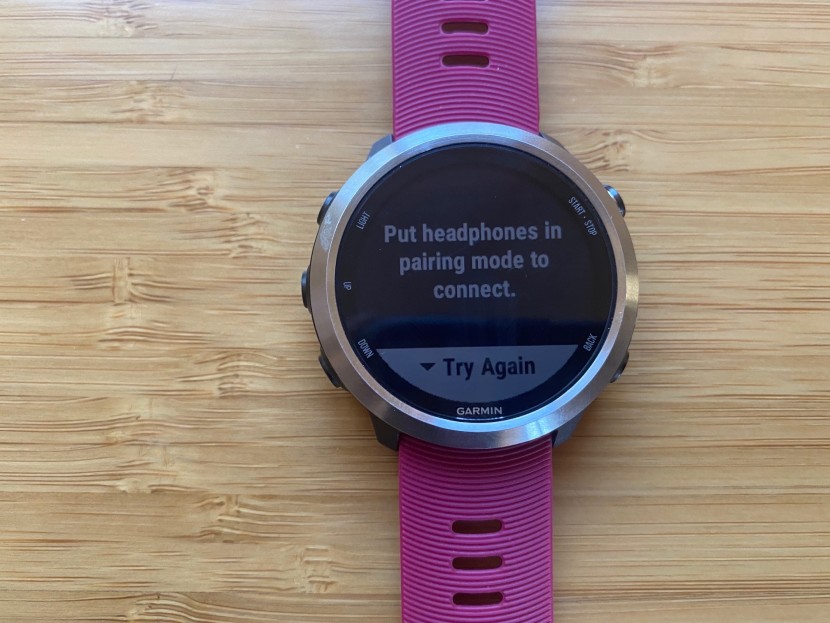 garmin forerunner 645 music - we did have a hard time pairing our headphones and found that...