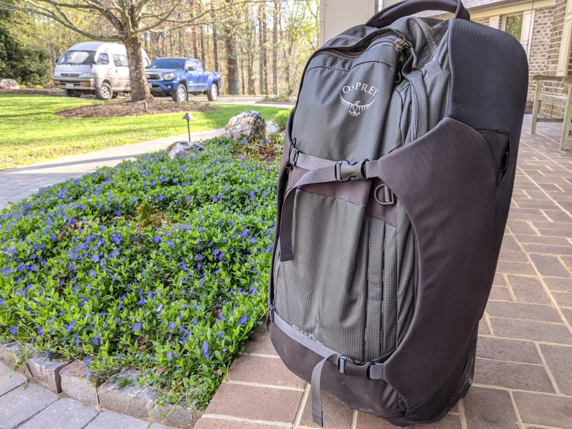 osprey sojourn 80l - this bag is very versatile and great for travel that steps outside...