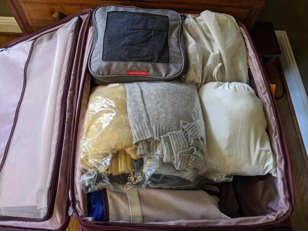 travelpro platinum elite 29&quot; luggage review - there was room in this bag for everything we wanted to pack, which...