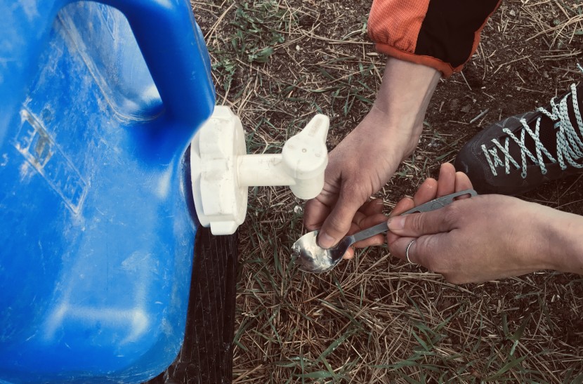 toaks titanium - the smooth finish on the bowl of the toaks makes for easy clean up.
