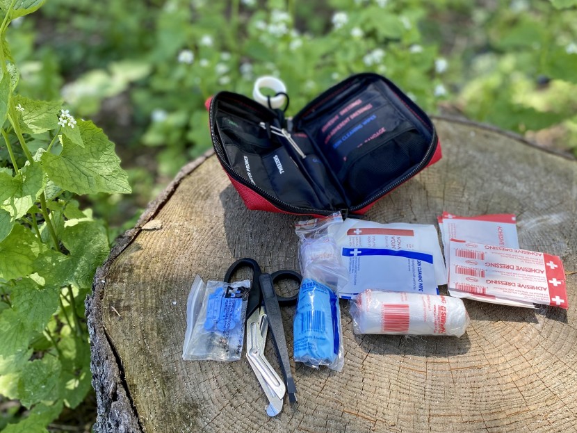 first aid kit - the lightest of the bunch is the uncharted supply co. core. but...