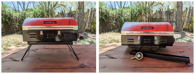 camp chef portable bbq - although it breaks down to be a grill of slightly smaller stature...