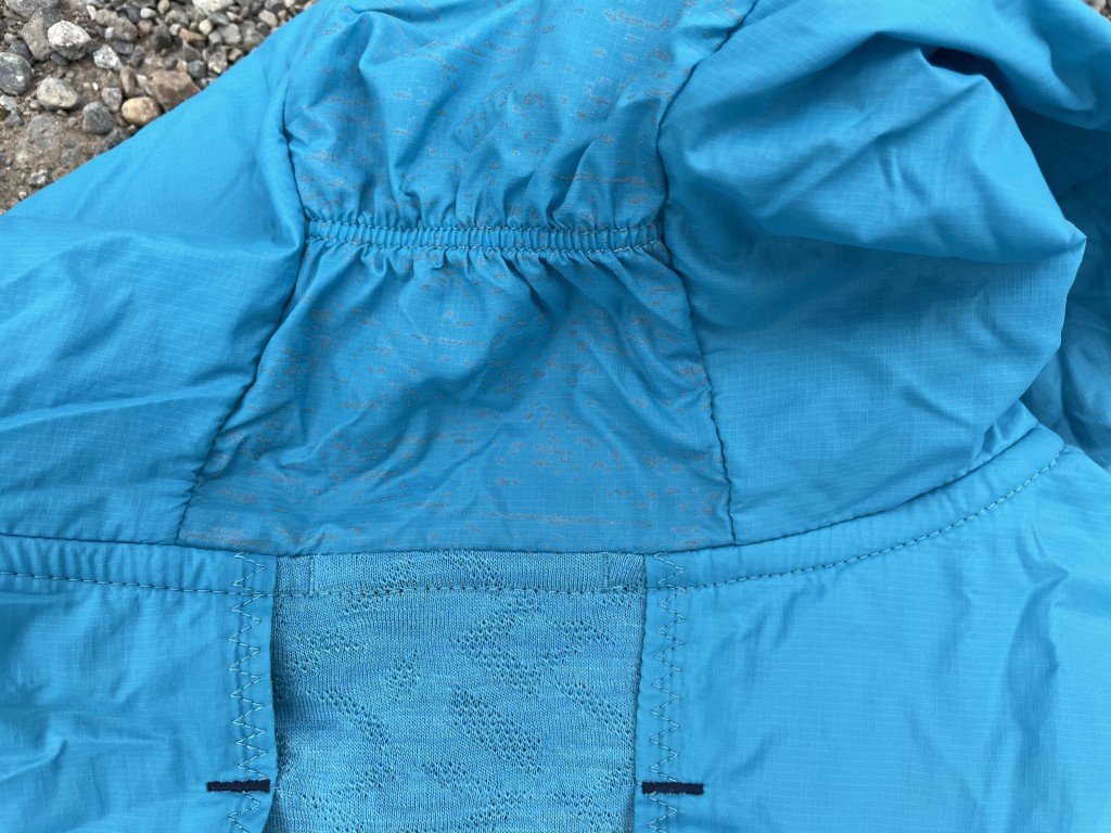 running jacket womens - the different textile types help create a chimney effect for...